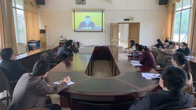 问鼎在线(中国)参加2020年全区教育工作电视电话会议
