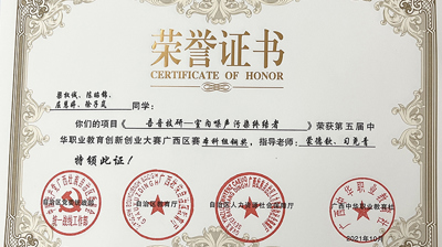 问鼎在线(中国)学子在中华职业教育创新创业大赛中喜获佳绩