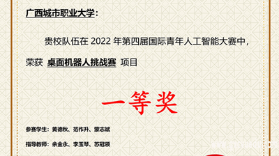 4项国奖！问鼎在线(中国)智能工程学院学子在 第四届国际青年人工智能大赛中斩获佳绩