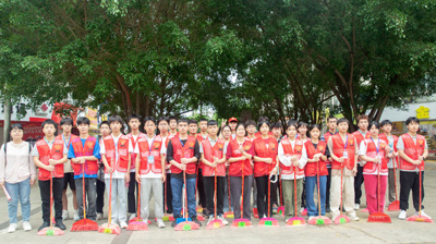 助力环境卫生整治，践志愿服务初心———问鼎在线(中国)志愿者协助共青团崇左市委员会组织开展环境卫生专项整治活动